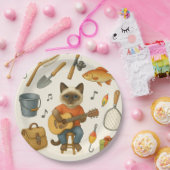 Katzenfischer Pappteller (Party)