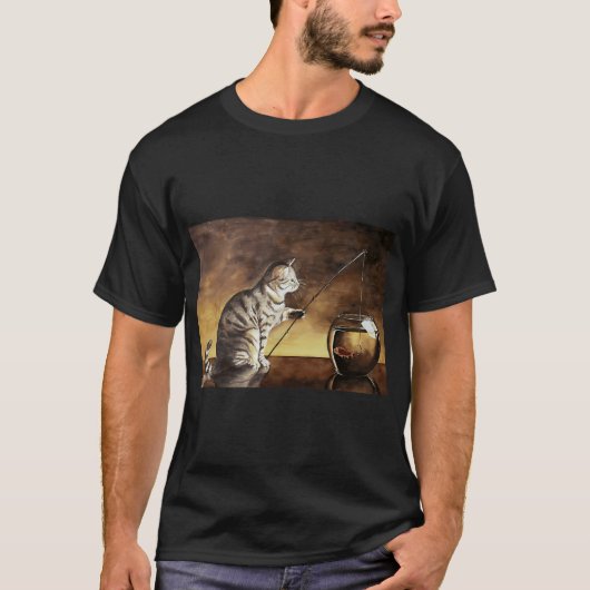 Katzenfischer T-Shirt (Vorderseite)