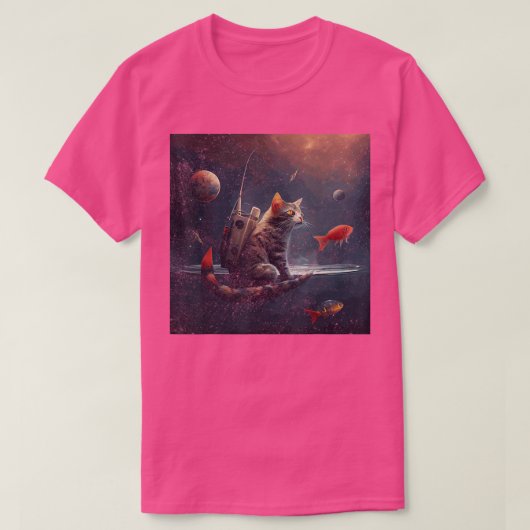Katzenfischerei T-Shirt (Design vorne)