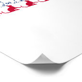 Katzenflagge Poster (Ecke)