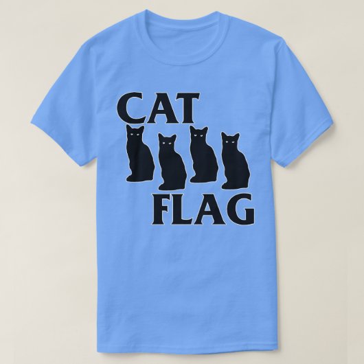 Katzenflagge T-Shirt (Design vorne)
