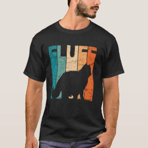Katzenflausch Vintage Katzenliebhaber Retro Katzen T-Shirt