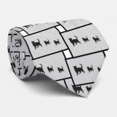 Katzenfliesen, Katzenfliesen, Katzenfliesen, Krawatte (Gerollt)