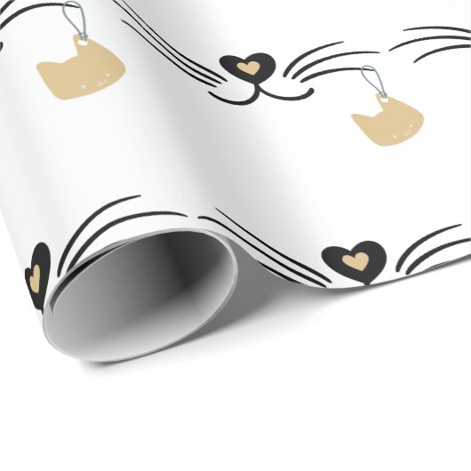 Katzenflüster Geschenkpapier (Rolleneckpunkt)