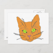 Katzenflüster Postkarte (Vorne/Hinten)