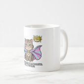 Katzenflüsterer Lustiger Becher – Tabby Superhelde Kaffeetasse (VorderseiteRechts)