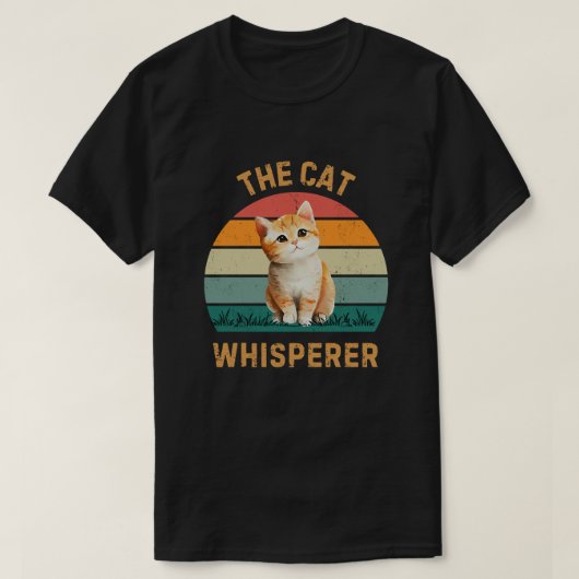 Katzenflüsterer T-Shirt (Design vorne)
