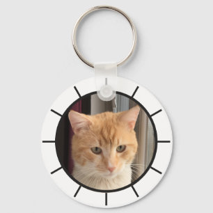 Katzenfoto, austauschbar, Lustig  Schlüsselanhänger