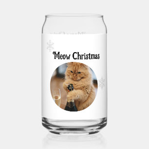 Katzenfoto, Meow Weihnachten, anpassen Dosenglas