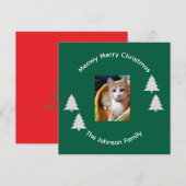 Katzenfoto-Text Anpassen Karte (Vorne/Hinten)