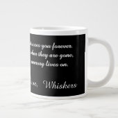 Katzenfoto wählt Sie Name Text Jumbo-Tasse (Rechts)