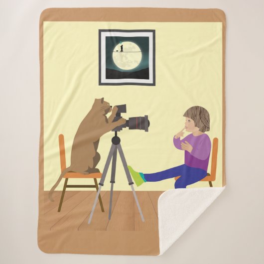 Katzenfotograf Sherpadecke (Vorderseite)