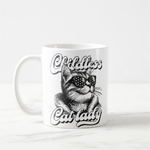 Katzenfrau Kaffeetasse