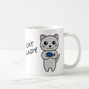 KATZENFRAU Personalisierte Kaffeetasse