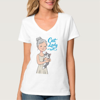 Katzenfrau T-Shirt