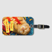 Katzenfresser Gepäckanhänger (Vorderseite (Horizontal))