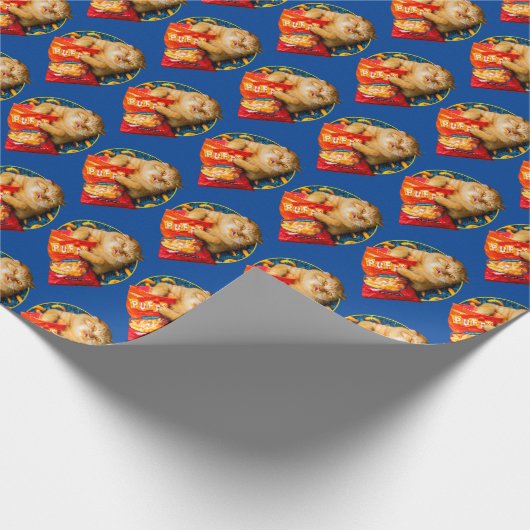 Katzenfresser Geschenkpapier (Ecke)