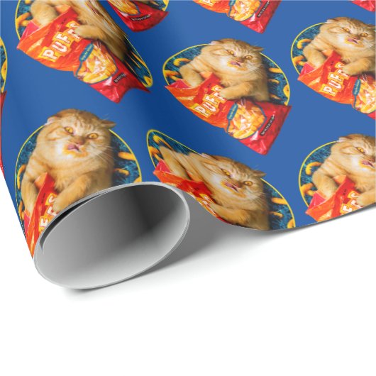 Katzenfresser Geschenkpapier (Rolleneckpunkt)