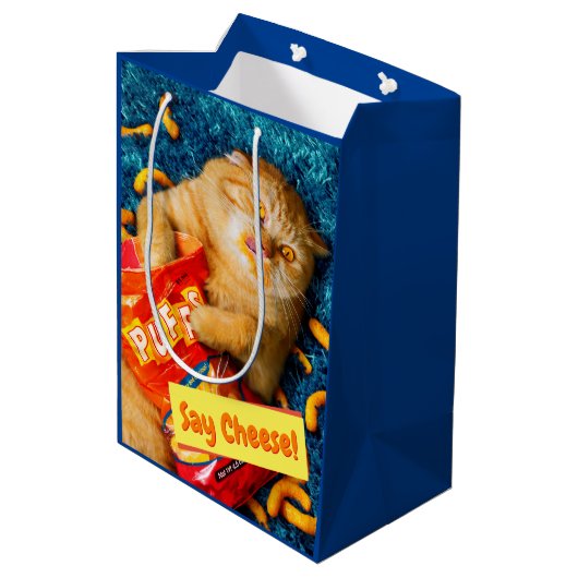 Katzenfresser Mittlere Geschenktüte (Rückseite Schrägansicht)