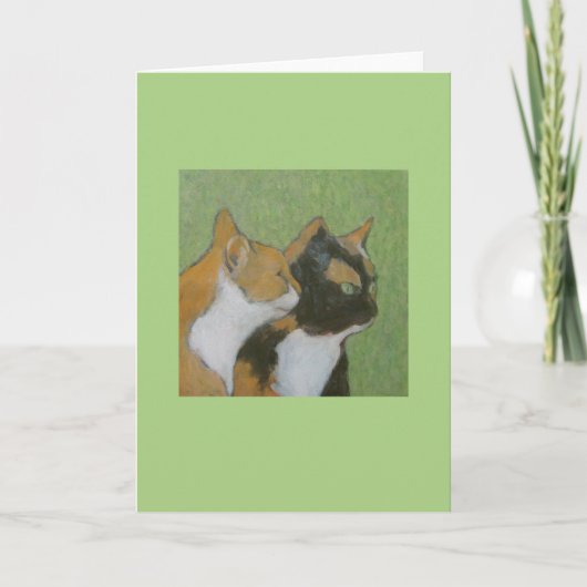 Katzenfreunde Karte (Vorderseite)