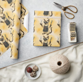 Katzenfriseur Pet Grooming für Katzenliebhaber Geschenkpapier