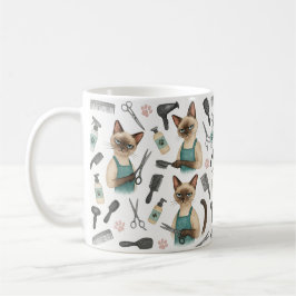 Katzenfriseur Pet Grooming für Katzenliebhaber Kaffeetasse