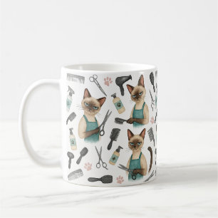 Katzenfriseur Pet Grooming für Katzenliebhaber Kaffeetasse