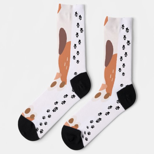 Katzenfuß Socken (Linkes Detail)