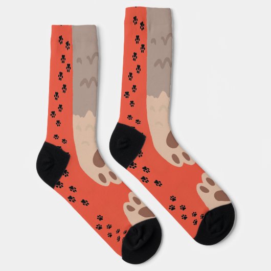 Katzenfuß Socken (Rechts)