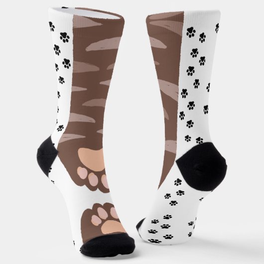 Katzenfuß Socken (Gewinkelt)