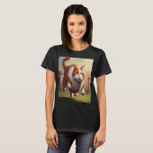 Katzenfußball und Eier T-Shirt (Vorne ganz)