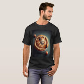 Katzenfußballapfelkuchen T-Shirt (Vorne ganz)