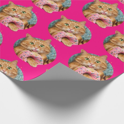 Katzenfutter Geschenkpapier (Ecke)