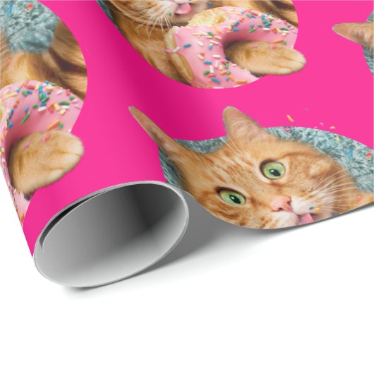 Katzenfutter Geschenkpapier (Rolleneckpunkt)