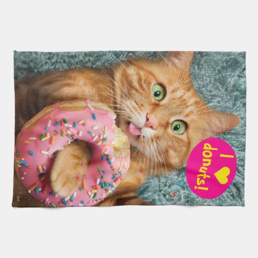 Katzenfutter Geschirrtuch (Horizontal)