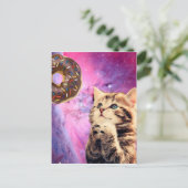 Katzenfutter Postkarte (Stehend Vorderseite)