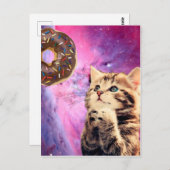 Katzenfutter Postkarte (Vorne/Hinten)