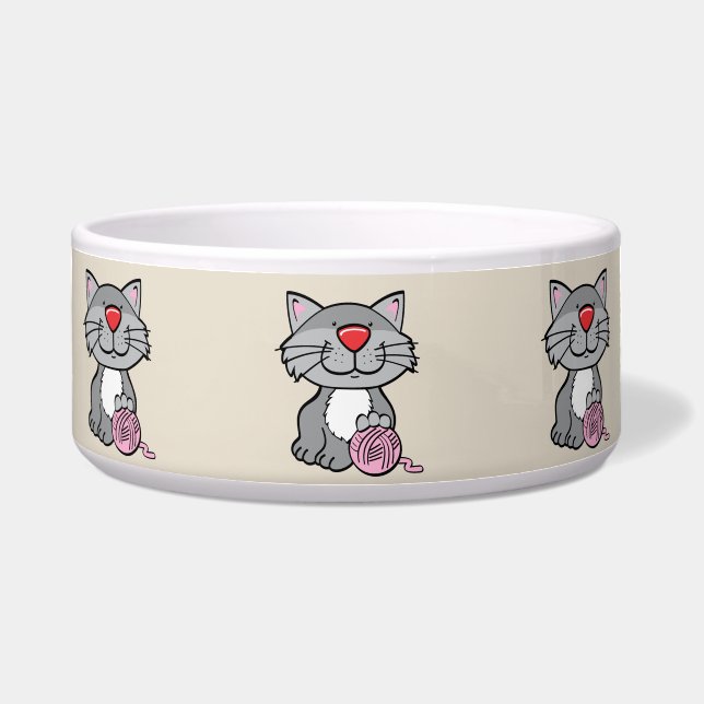 Katzenfutterschale Napf (Vorderseite)