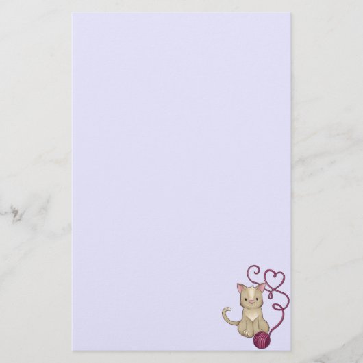 Katzengarnverein Briefpapier (Vorderseite)