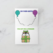 Katzengeburt Karte (Innenseite)