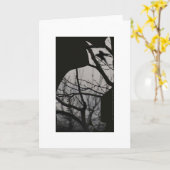 Katzengedanke Karte (Gelbe Blume)