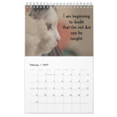 Katzengedanken Kalender (Feb 2027)