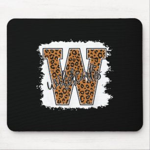 Katzengeist Leopard zurück zur Schule Mädchen Mousepad