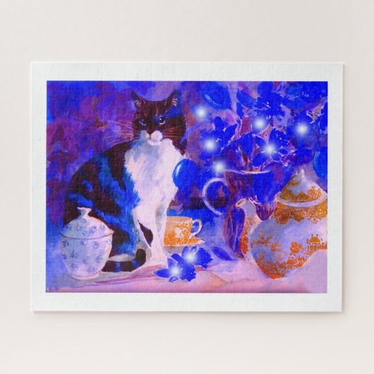 Katzengeister in der Kunst Puzzle (Horizontal)