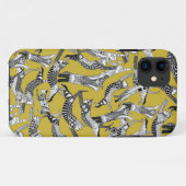 Katzengelb, Party ockergelb Case-Mate iPhone Hülle (Rückseite (Horizontal))