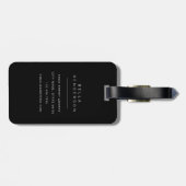 Katzengepäckanhänger Gepäckanhänger (Rückseite horizontal)