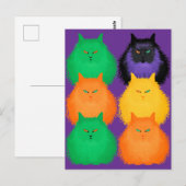 Katzengericht Postkarte (Vorne/Hinten)