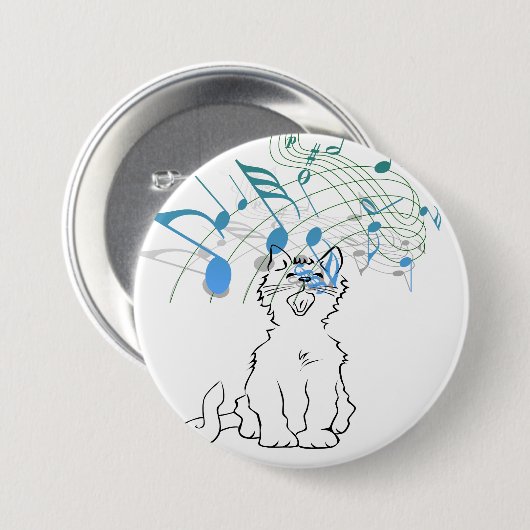 Katzengesang Button (Vorne & Hinten)