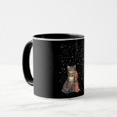 Katzengeschenk| Scarf Die Katzen Jahreszeit Winter Tasse (Vorderseite Links)