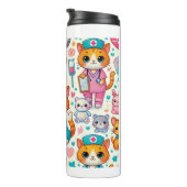 Katzengeschwülste, Kawaii 20oz Becher für Katze (Nach rechts gedreht)